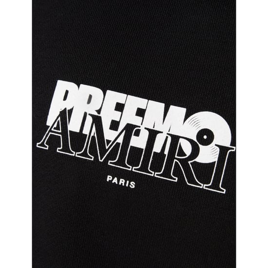 Amiri Premier Logo sudadera con capucha negra - Image 3