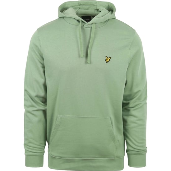 Lyle & Scott Branded Glencoe sudadera con capucha verde - Image 1