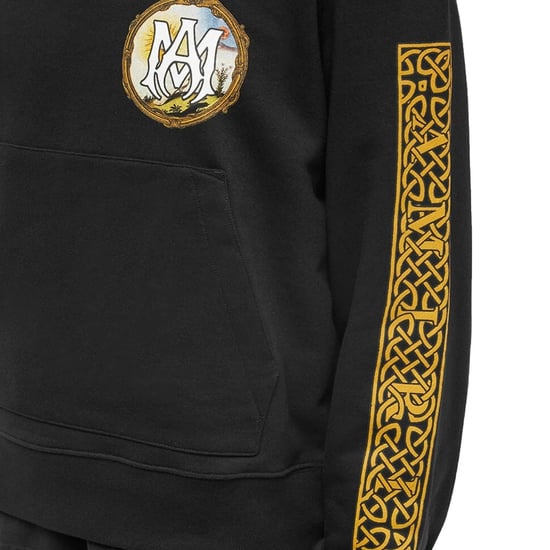 Amiri Lanscape Frame Design sudadera con capucha negra - Image 3