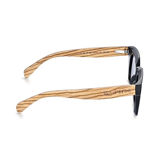 Gafas de sol polarizadas Earth Wood Antalya - Cebra/Gris - Image 3