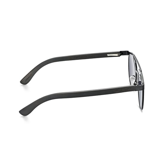 Gafas de sol polarizadas Earth Wood Positano - Negro/Negro - Image 3