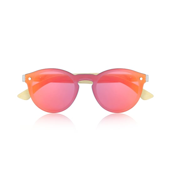 Gafas de sol polarizadas Earth Wood Tulum - Bambú/Rojo - Image 2