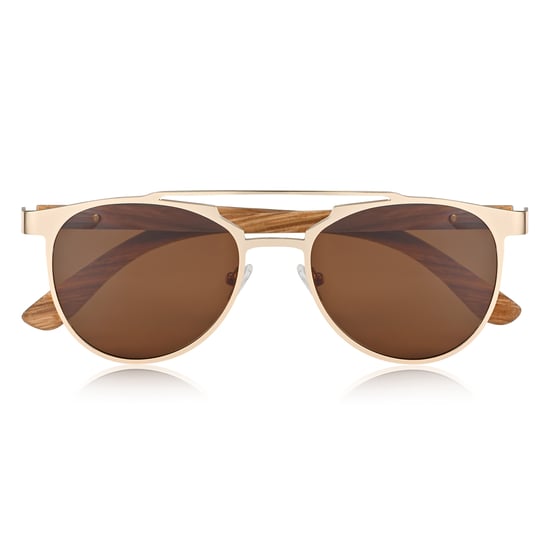 Gafas de sol polarizadas Earth Wood Positano - Cebra/Marrón - Image 2