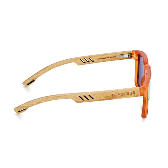 Gafas de sol polarizadas Earth Wood Haven - Bambú/Naranja - Image 3