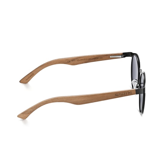 Gafas de sol polarizadas Earth Wood Reine - Marrón oscuro/Negro - Image 3