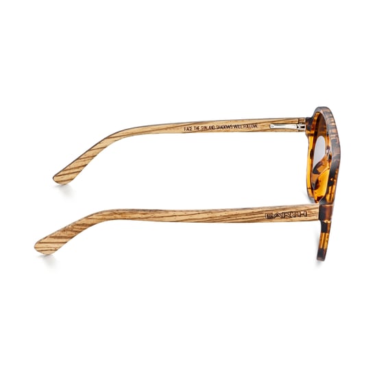 Gafas de sol polarizadas Earth Wood Mazatlan - Cebra/Marrón - Image 3