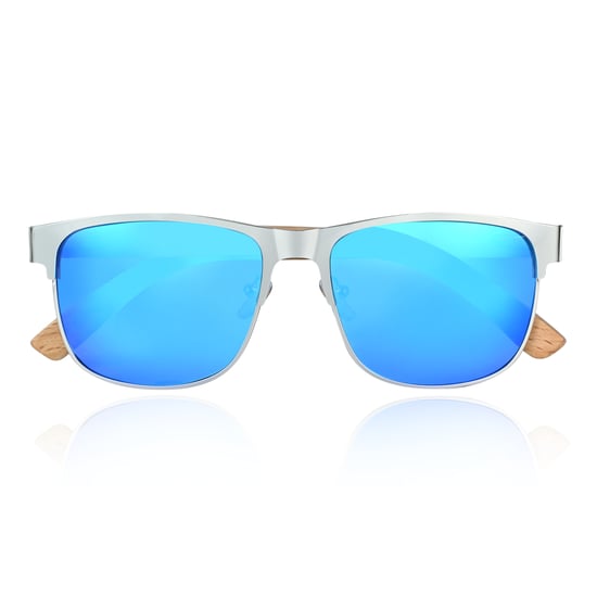 Gafas de sol polarizadas Earth Wood Troon - Bambú/Azul - Image 2