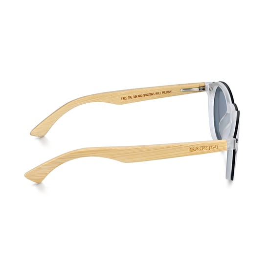 Gafas de sol polarizadas Earth Wood Tulum - Bambú/Plata - Image 3
