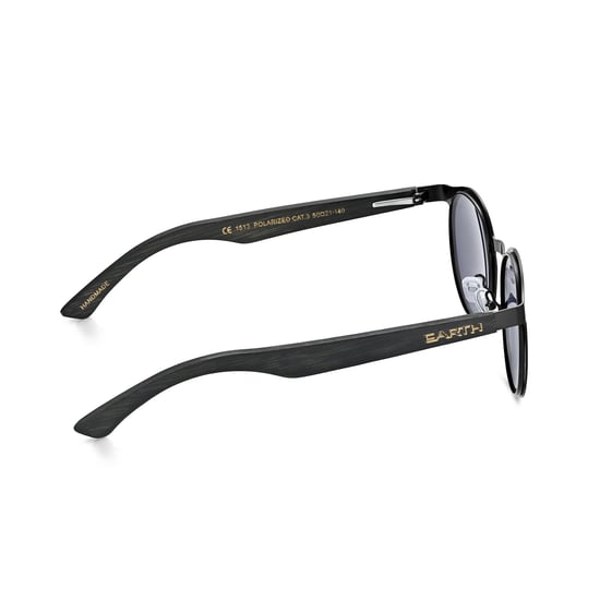 Gafas de sol polarizadas Earth Wood Reine - Negro/Negro - Image 3