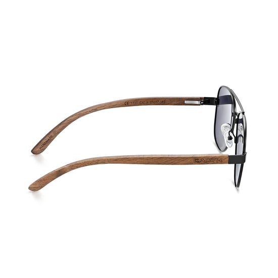 Gafas de sol polarizadas Earth Wood Kotor - Marrón oscuro/Negro - Image 3