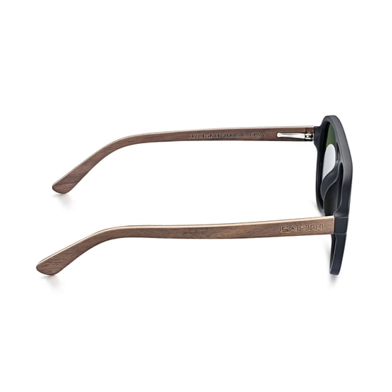 Gafas de sol polarizadas Earth Wood Mazatlan - Nogal/Azul - Image 3