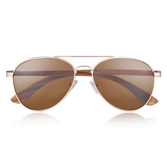 Gafas de sol polarizadas Earth Wood Sayulita - Cebra/Marrón - Image 2