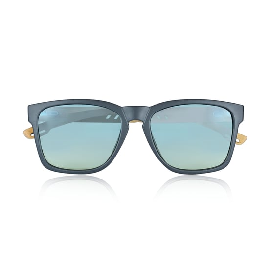 Gafas de sol polarizadas Earth Wood Haven - Bambú/Azul-amarillo - Image 2