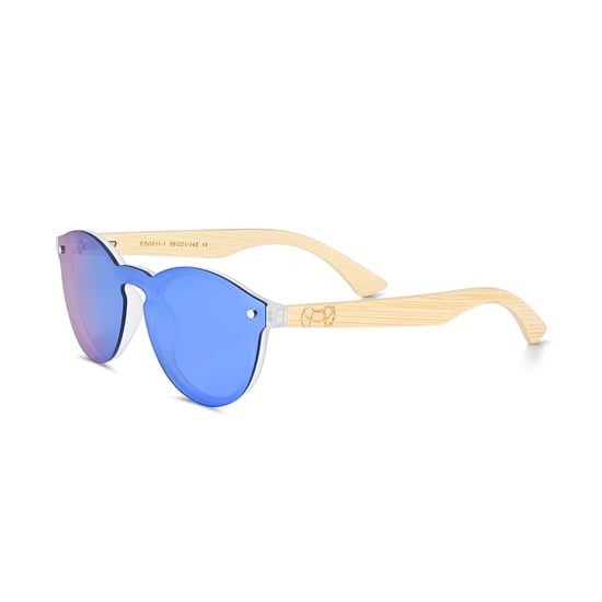 Gafas de sol polarizadas Earth Wood Tulum - Bambú/Verde - Image 1
