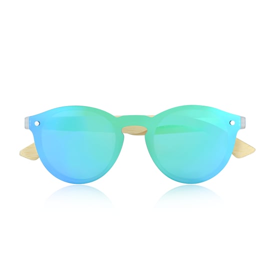 Gafas de sol polarizadas Earth Wood Tulum - Bambú/Verde - Image 2