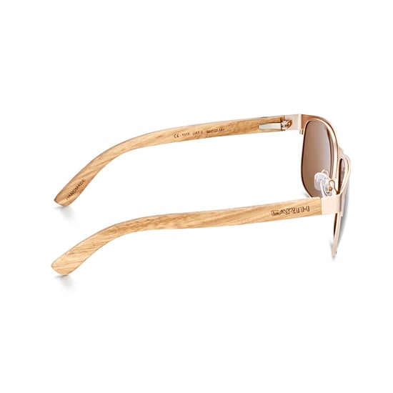 Gafas de sol polarizadas Earth Wood Troon - Cebra/Marrón - Image 3