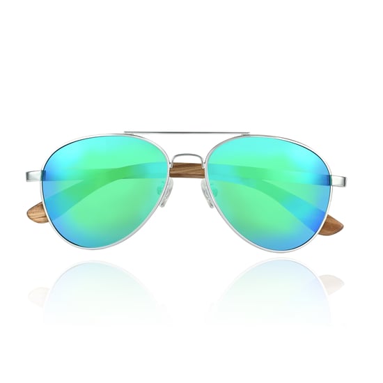 Gafas de sol polarizadas Earth Wood Sayulita - Marrón/Azul-Verde - Image 2