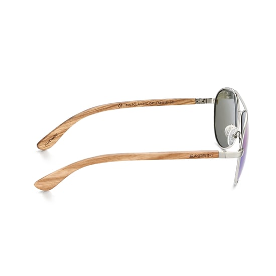 Gafas de sol polarizadas Earth Wood Sayulita - Marrón/Azul-Verde - Image 3