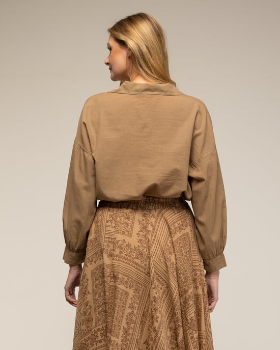 Camisa de algodón oversize - Image 2