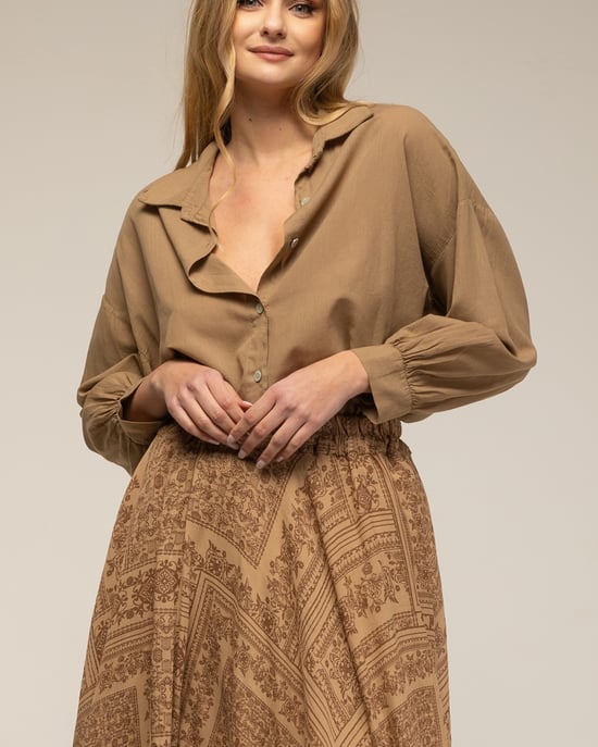 Camisa de algodón oversize - Image 3