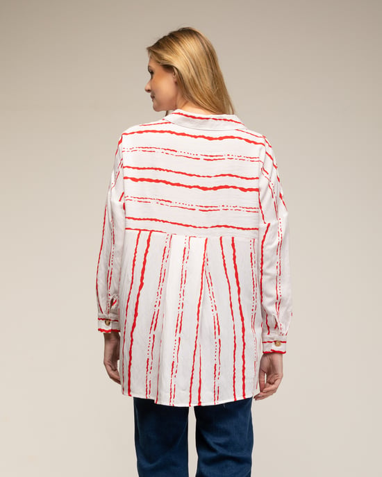 Camisa de rayas discontinuas - Image 2