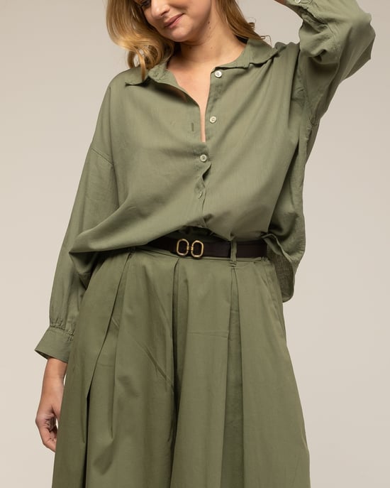 Camisa de algodón oversize - Image 3