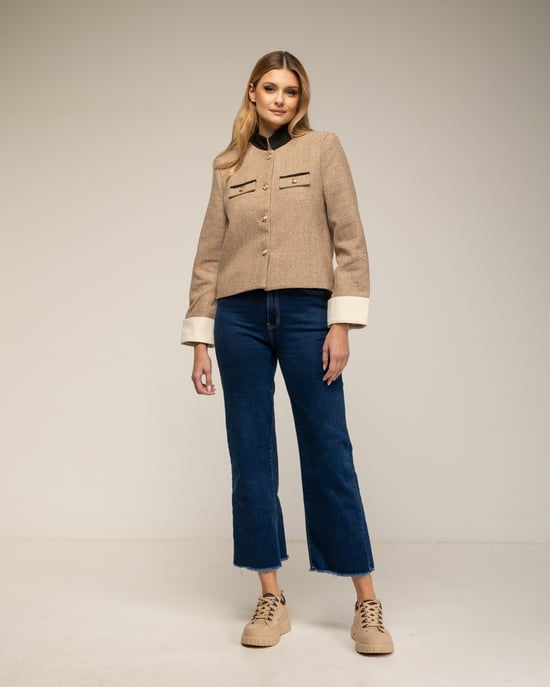 Chaqueta de cuello mao - Image 4