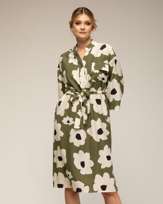 Vestido estampado de flores - Image 2