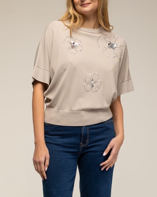 Jersey de punto con lentejuelas - Image 3