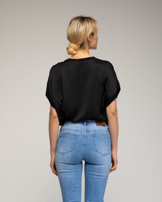 Top de raso oversize - Image 2