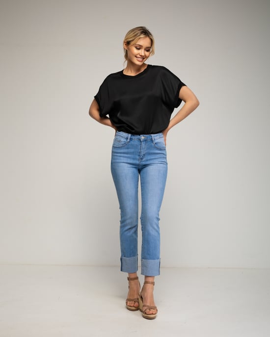 Top de raso oversize - Image 4