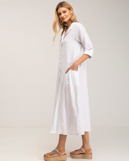 Vestido maxi camisero - Image 4