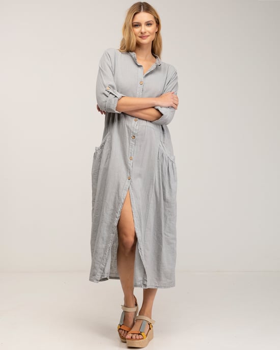Vestido maxi camisero - Image 2