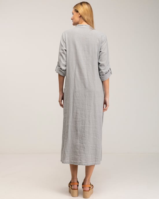 Vestido maxi camisero - Image 3