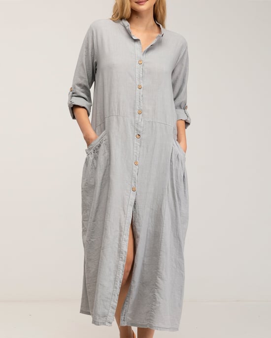 Vestido maxi camisero - Image 4
