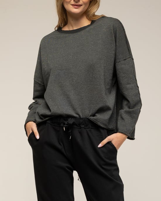 Sudadera oversize de manga larga - Image 3