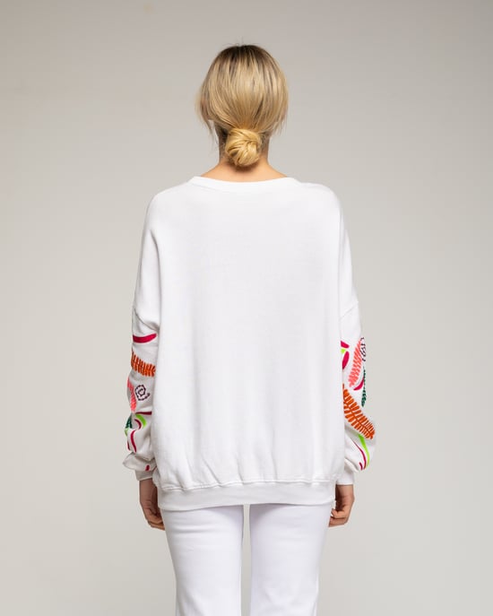 Sudadera con bordados - Image 2