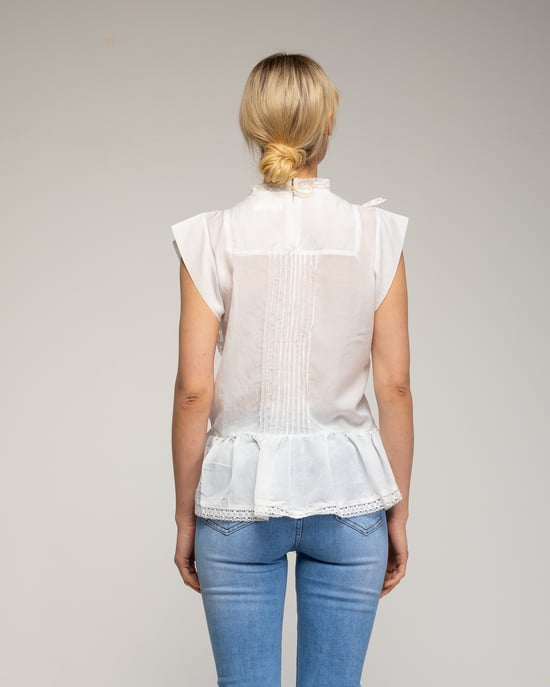 Top con con pliegues - Image 2