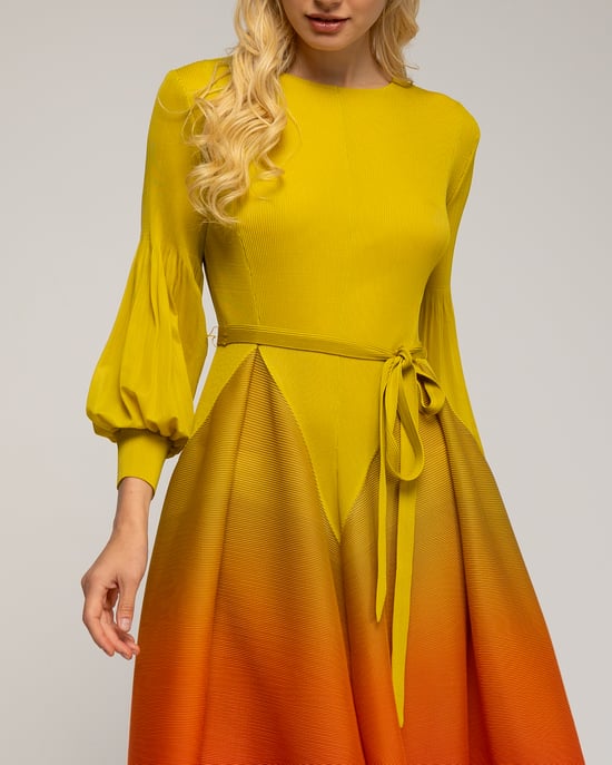 Vestido plisado tornasolado - Image 4