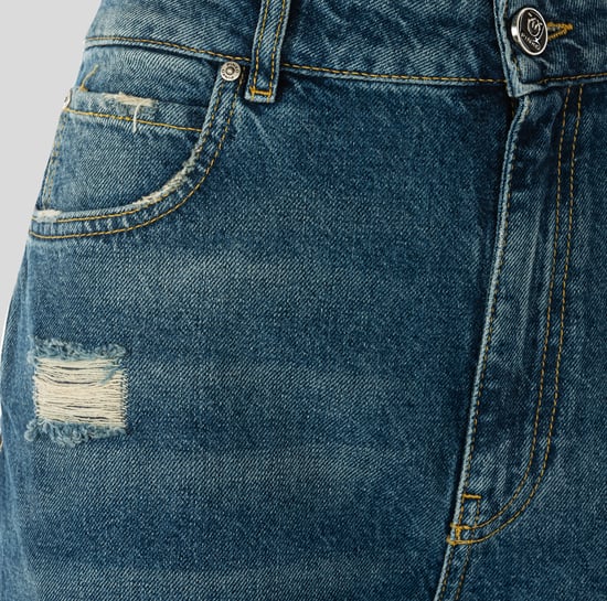 Pinko Vaqueros Gaia 13 de mujer azul - Image 4