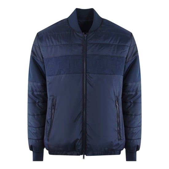 Chaqueta bomber azul marino acolchada lisa Ice Iceberg - Image 1