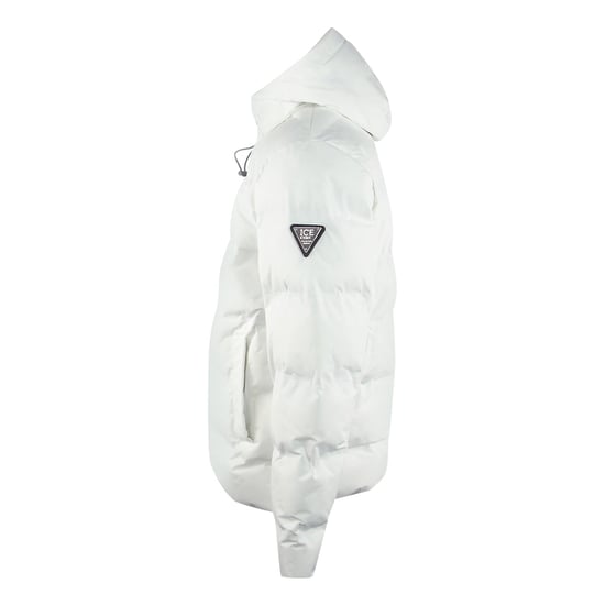 Chaqueta acolchada blanca lisa Ice Iceberg - Image 3