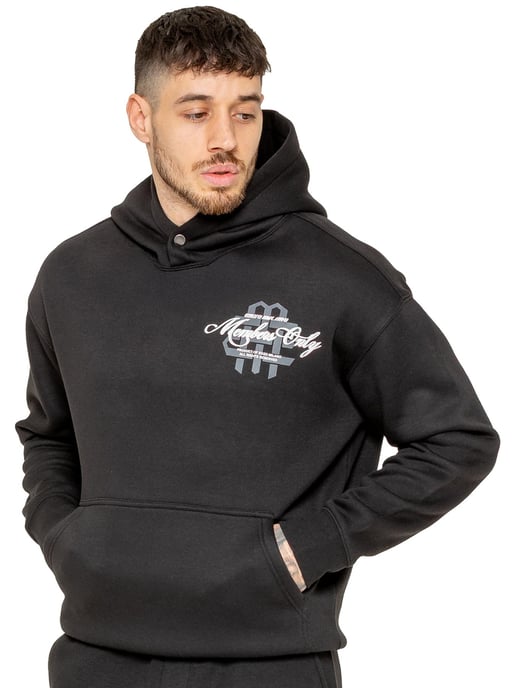 Enzo Milano | Mens Oversized Printed Hoodie - Image 5