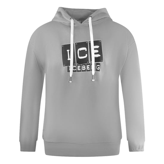 Sudadera con capucha gris con logotipo en bloque llamativo de Ice Iceberg - Image 1