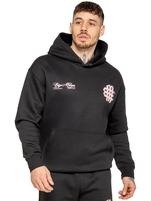 Enzo Milano | Mens Oversized Printed Hoodie - Image 2