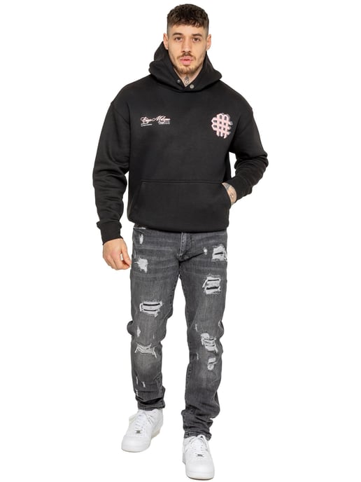 Enzo Milano | Mens Oversized Printed Hoodie - Image 6