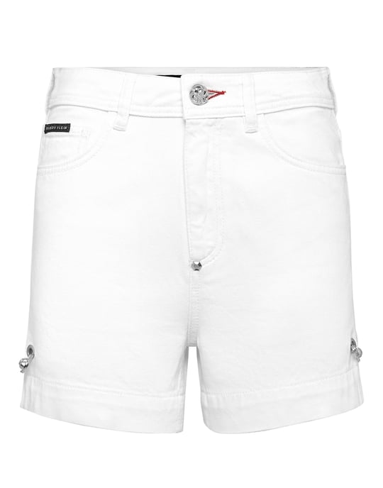 Pantalones Cortos Vaqueros Iconic Plein - Image 1