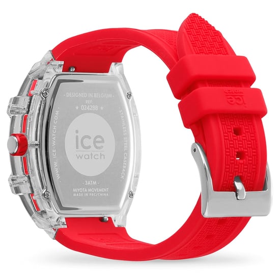 Reloj Ice Watch Ice Boliday - Transparente Rojo Esqueleto Unisex Reloj Rojo 024288 - Image 3