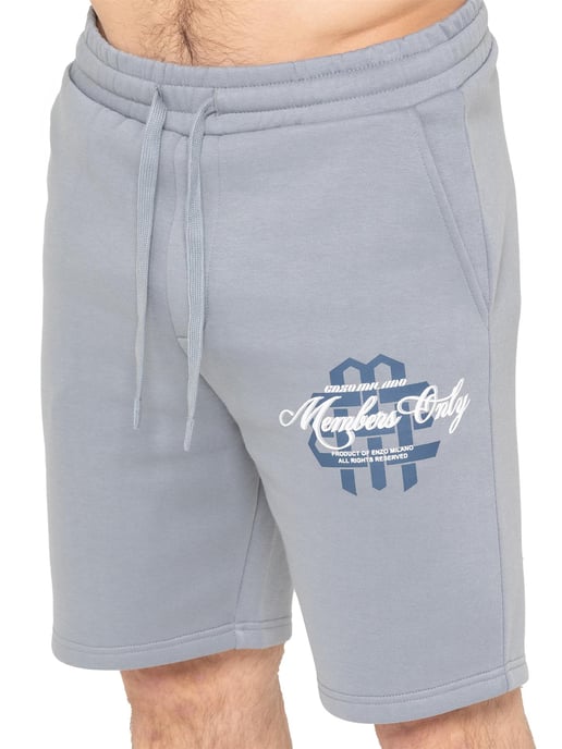 Enzo Milano | Shorts de Fleece Estampados para Hombre - Image 1