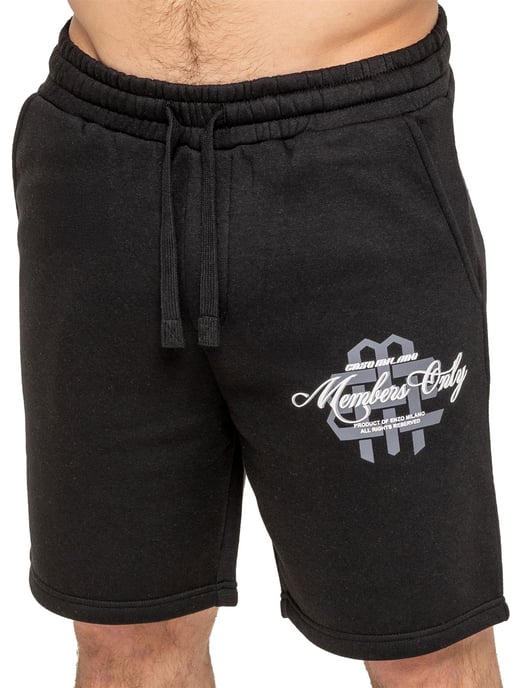Enzo Milano | Pantalones cortos de forro polar estampados para hombre - Image 1